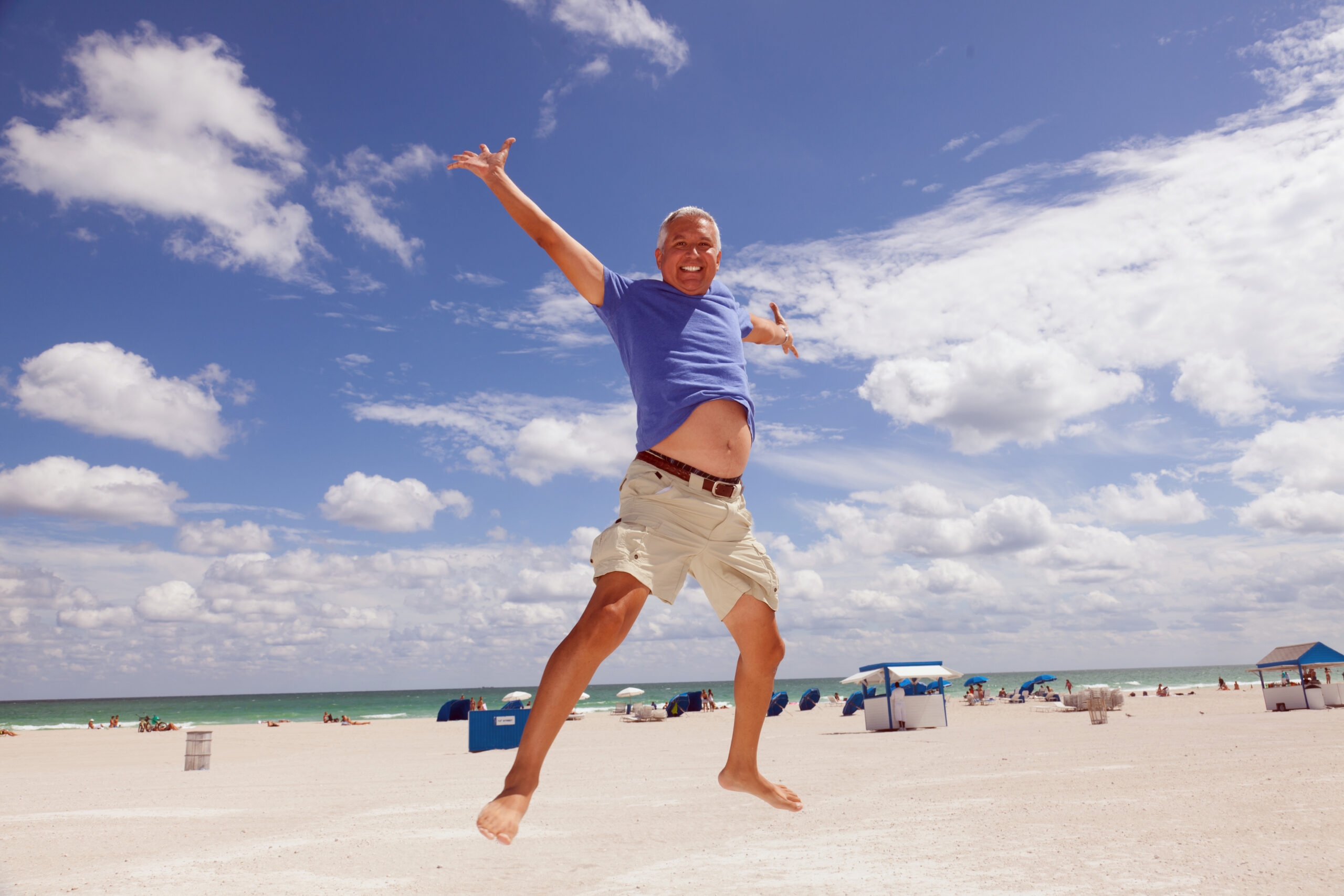 Man loving UroFill® in Miami